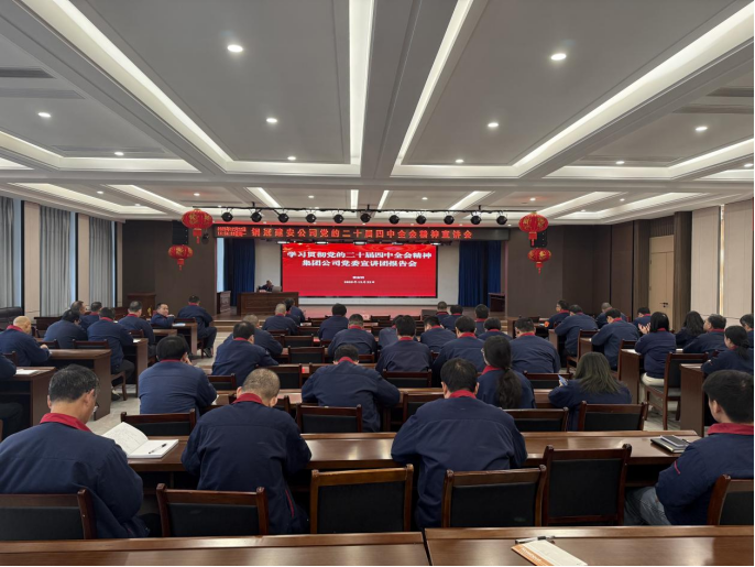 公司召開學(xué)習(xí)貫徹黨的二十屆四中全會精神宣講會 公司召開學(xué)習(xí)貫徹黨的二十屆四中全會精神宣講會